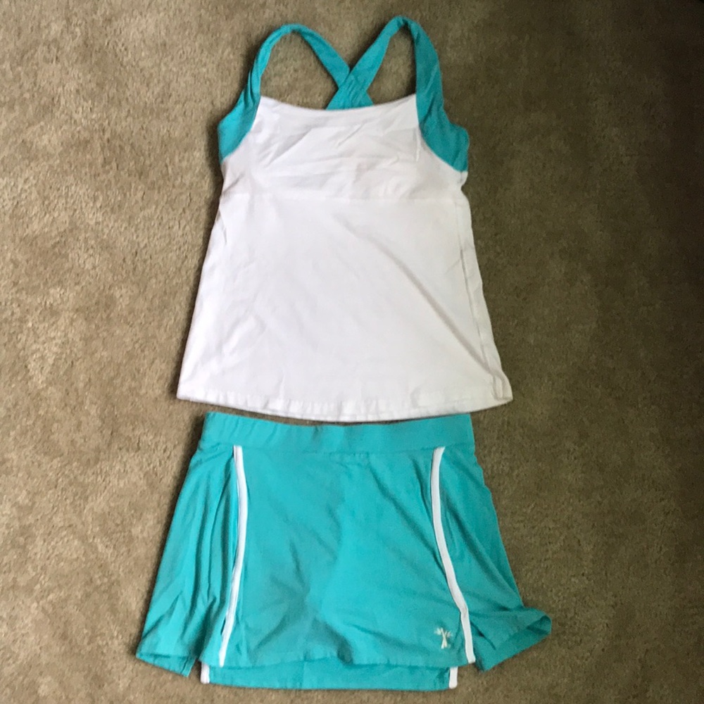 Carolina Bamboo Athletics wear/Tank & skirt set